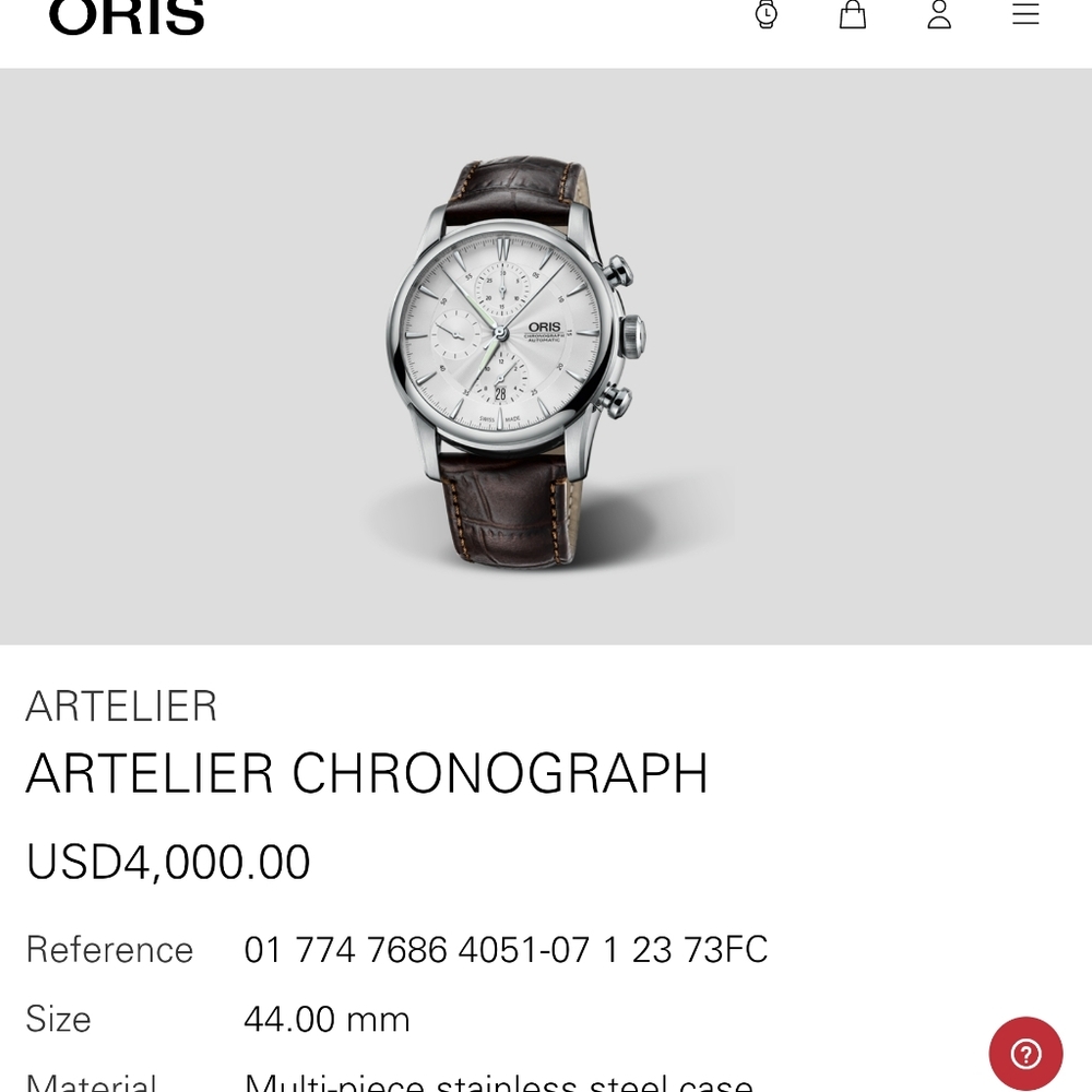 Oris Artelier Chronograph Automatic - image 2